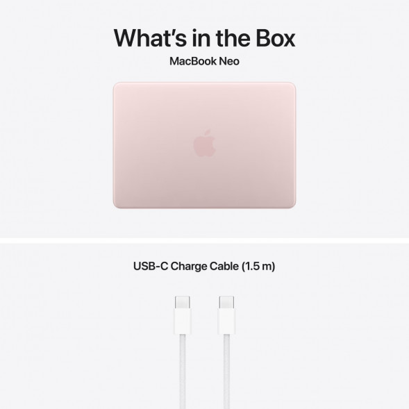 Ноутбук Apple MacBook Neo MHFJ4 (A18 Pro 5-Core GPU, 8/512GB), Розовый/Blush в Кемерово