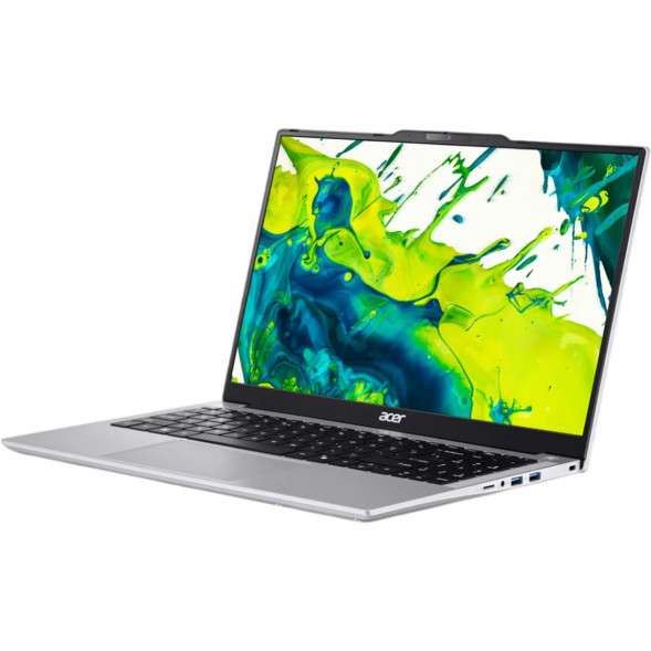 Ноутбук Aser Aspire Lite 15 AL15-53P-56PA (15.6&amp;quot;, IPS, Intel Core 5 120U, 10 ядер, 16 ГБ DDR4, 512 ГБ SSD, Intel Graphics, без ОС), серебристый в Кемерово