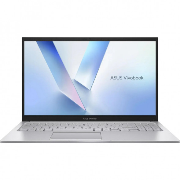 Ноутбук ASUS Vivobook 15 X1504MA-BQ224 (15.6&amp;quot;, IPS, Intel Core 5 320 1.5ГГц, 6 ядер, 8ГБ DDR5, 512ГБ SSD, Intel Graphics, без ОС), серебристый в Кемерово