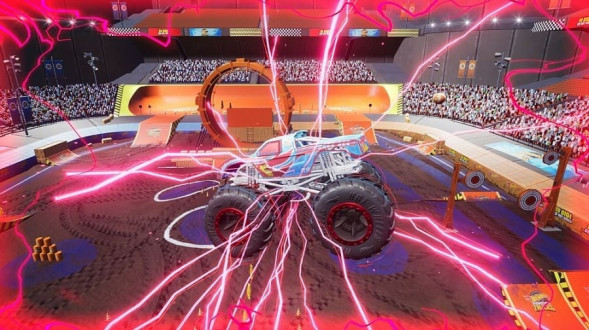 Игра Hot Wheels Monster Trucks: Stunt Mayhem [PS4, английская версия] в Кемерово