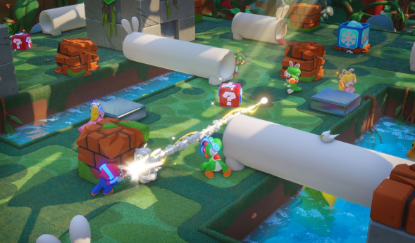 Игра Mario Rabbids: Kingdom Battle. Gold Edition [Nintendo Switch, английская версия] в Кемерово