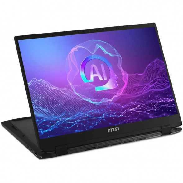 Ноутбук трансформер MSI Summit 16 AI Evo A2HMTG-057RU (16&amp;quot;, IPS, Intel Core Ultra 7 255H 2ГГц, 16 ядер, 16ГБ LPDDR5, 1ТБ SSD, Intel Arc 140T, Windows 11 Home), черный в Кемерово