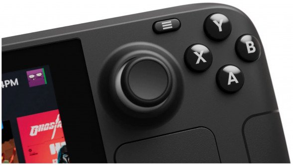 Игровая приставка Valve Steam Deck 64 ГБ SSD, черный в Кемерово