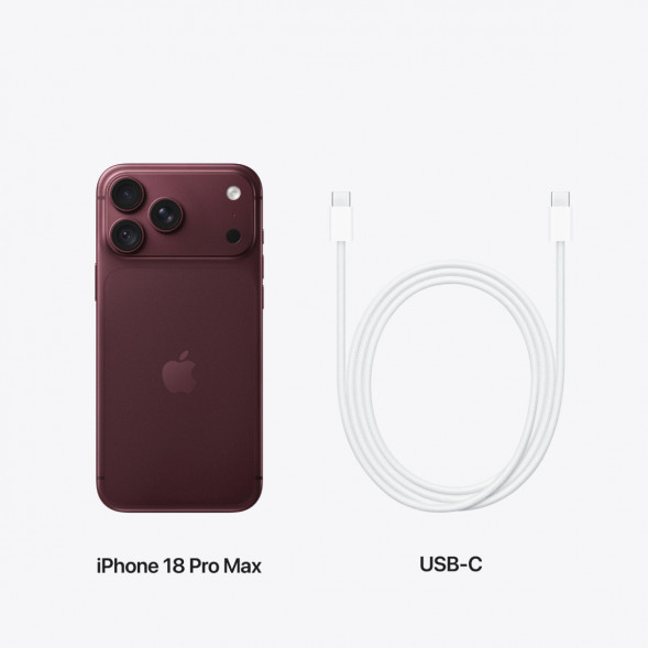 Смартфон Apple iPhone 18 Pro Max 2TB (eSIM), Burgundy в Кемерово