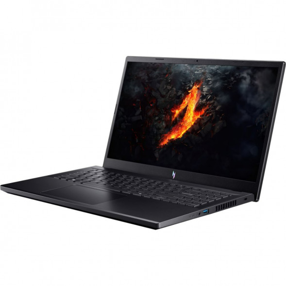 Ноутбук Acer Nitro V 15 ANV15-52-92DD (15.6&amp;quot;, IPS, Intel Core i9 13900H 2.6ГГц, 14 ядер, 16ГБ DDR5, 512ГБ SSD, NVIDIA GeForce RTX 5060 - 8 ГБ, без ОС), черный в Кемерово